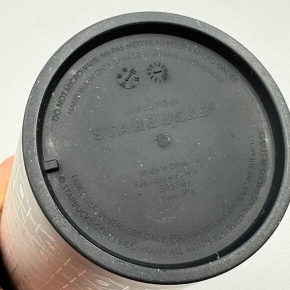 Starbucks 24oz Matte Black "S" Logo with Original Straw - Picture 5 of 7